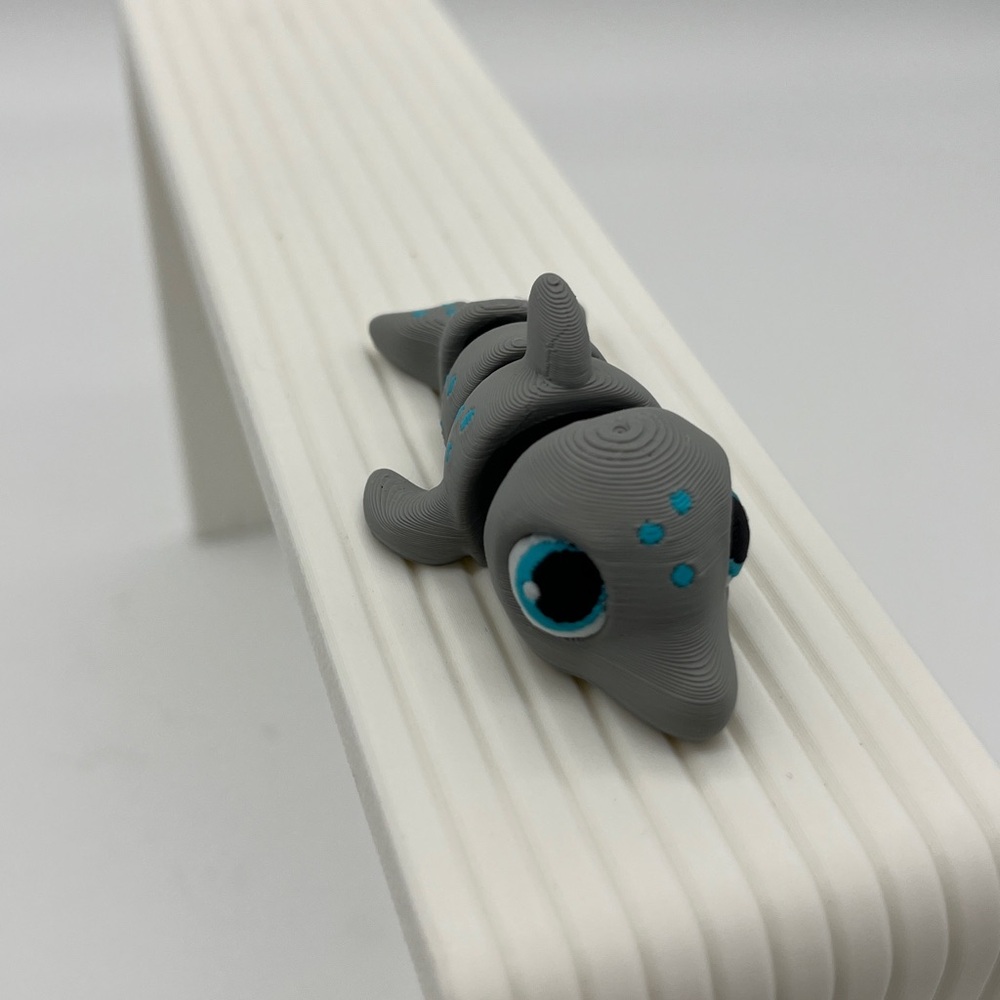 3D printed Spotted Shark mini Fidget Toy Fun Collectible Stress …